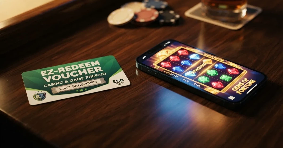 Paysafecard-logo naast een Nederlandse online casino-interface op een smartphone-scherm