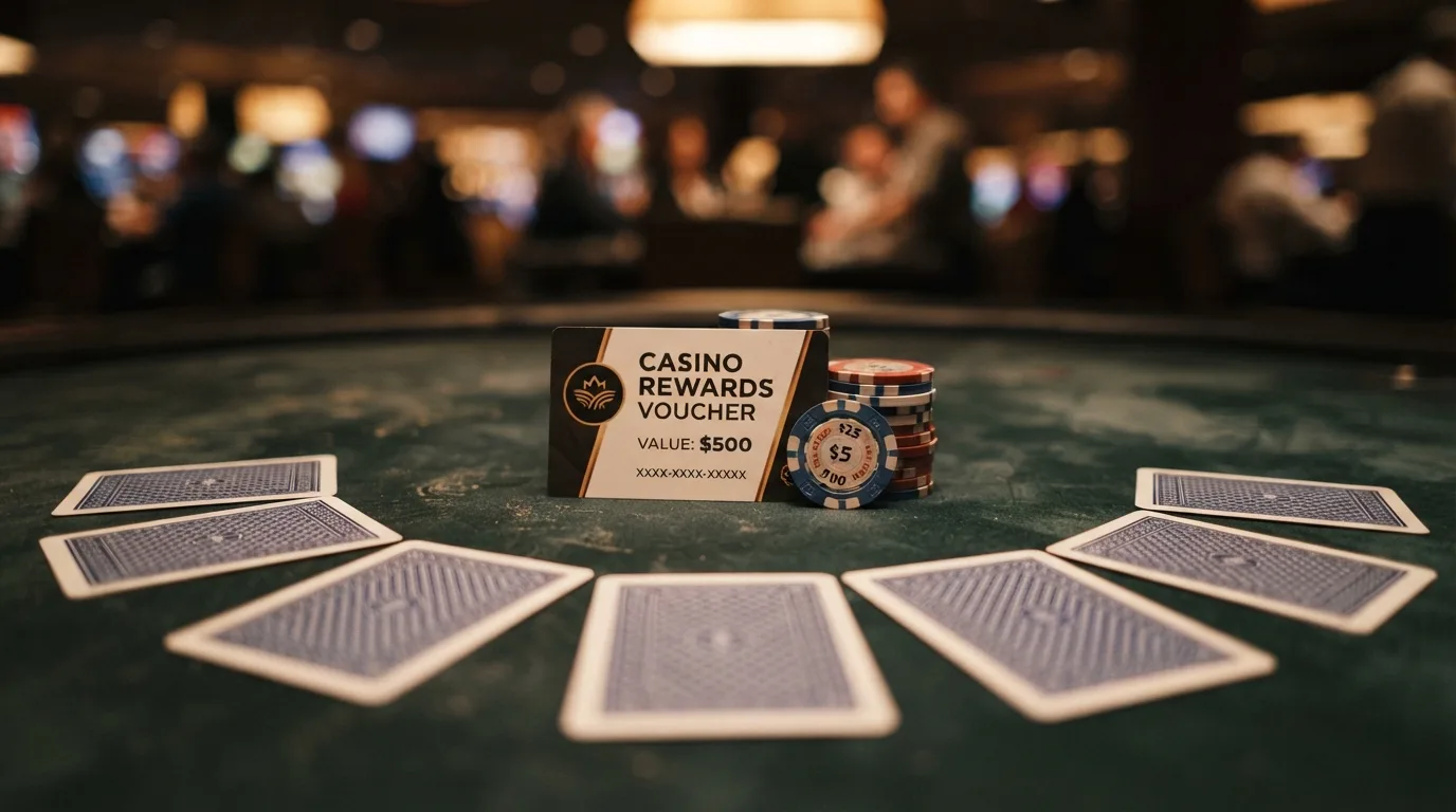 Rij van Nederlandse casino-logo's met een groen vinkje naast één en rode kruizen naast de rest